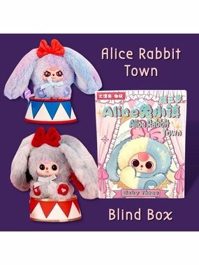 🎯 Baby Three Alice Rabbit Town Plush Pendant Blind Box